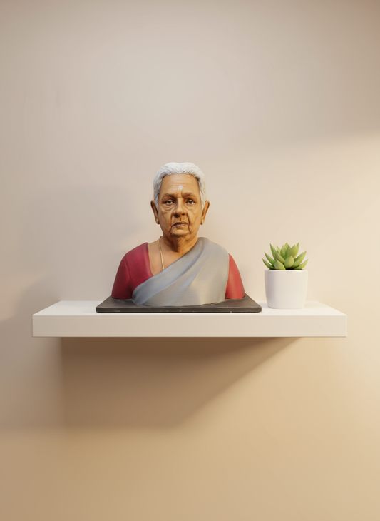 1 Feet Personalized 3D Statue – Handmade from Photo