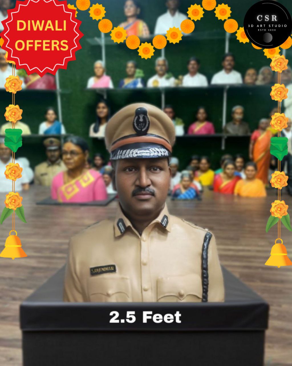 2.5 FEET